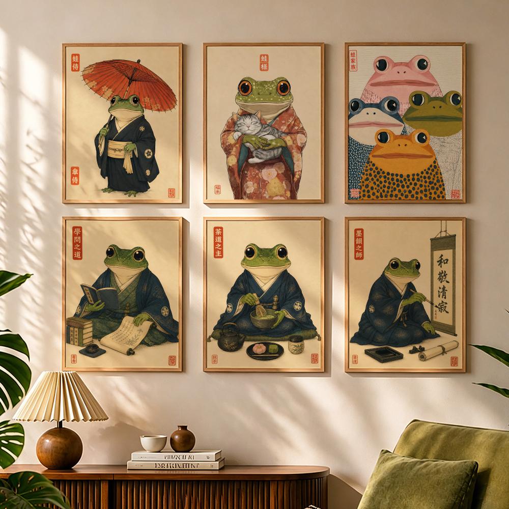 Japanese Lifestyle Culture - Poster Kanvas Kaligrafi Lukisan Gaya Hidup