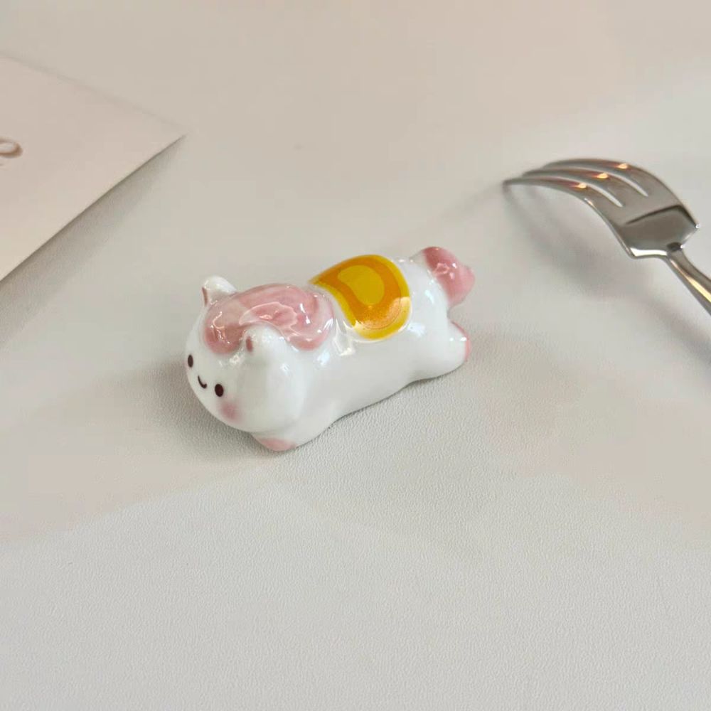 Chopstick Rest Ceramic - Tempat Sumpit Keramik Bentuk Kuda Hiasan