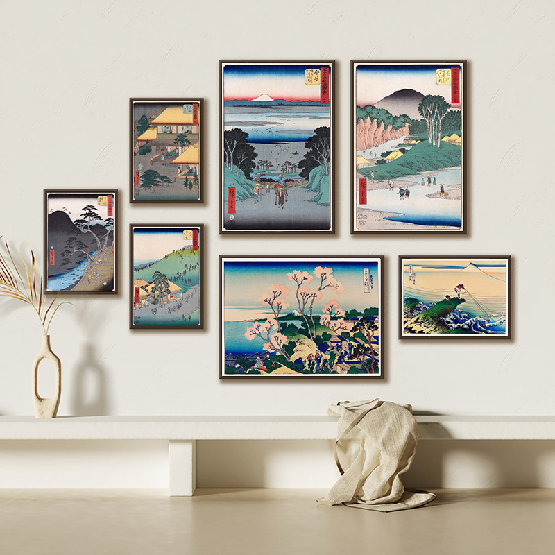Japanese Living Lifestyle - Poster Lukisan Kanvas Seni Dinding Cetak