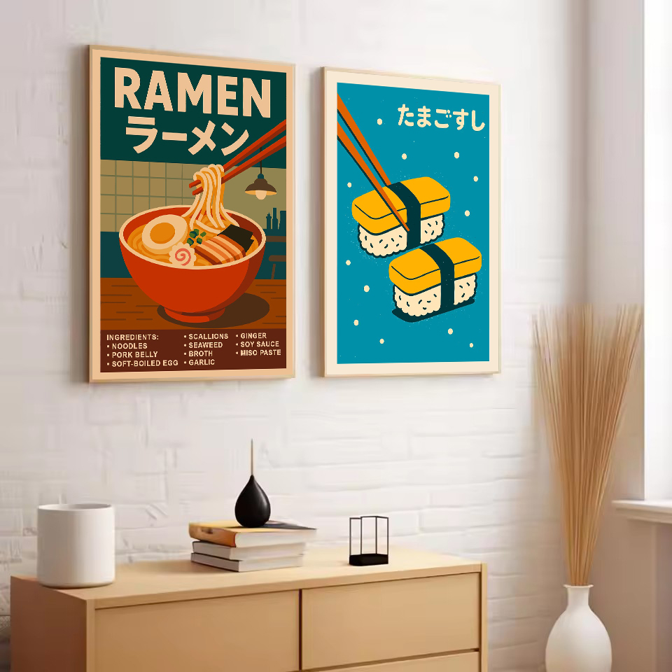 Poster Ikan Koi Ramen Kucing H - Japanese Lifestyle Culture ulasan dan harga