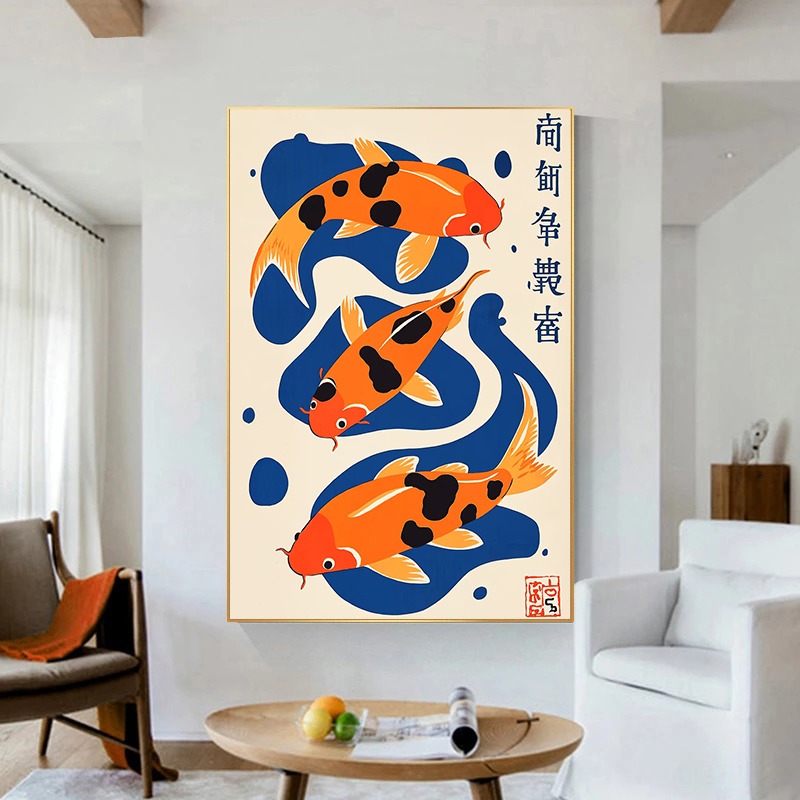 Ilustrasi Jepang Retro Kanvas  - Japanese Living Lifestyle ulasan dan harga