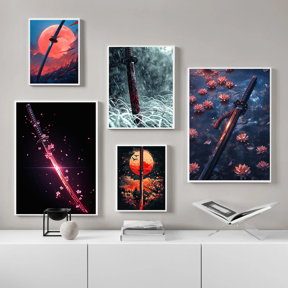 Poster Pedang Jepang Tradision - Japanese Living Lifestyle ulasan dan harga