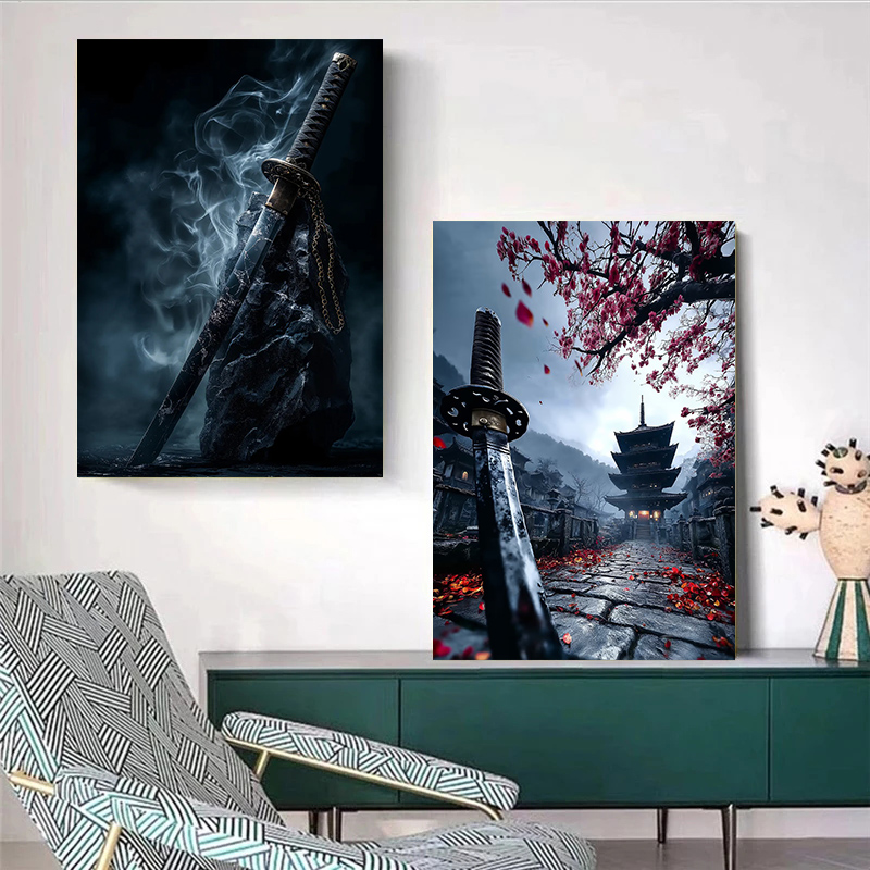 Poster Pedang Jepang Tradision - Japanese Living Lifestyle ulasan dan harga